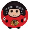 TY NHL Beanie Ballz - CHICAGO BLACKHAWKS (Medium Size - 8 inch) (Mint)