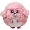 TY Beanie Ballz - LOVEY the Pink Poodle (LARGE - 12 inch tall / 42 inch around) (Mint)