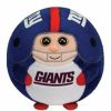 TY NFL Beanie Ballz - NEW YORK GIANTS (LARGE - 12 inch tall / 42 inch around) (Mint)