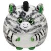 TY Beanie Ballz - OASIS the Zebra (LARGE - 12 inch tall / 42 inch around) (Mint)