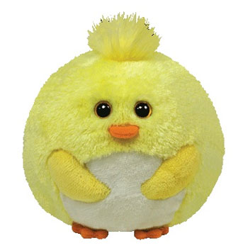 TY Beanie Ballz - EGGBERT the Chick (Regular Size - 5 inch) (Mint ...