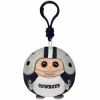 TY NFL Beanie Ballz - DALLAS COWBOYS (Plastic Key Clip - 2.5 inch) (Mint)