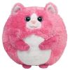 TY Beanie Ballz - TUMBLES the Pink Cat (Regular Size - 5 inch) (Mint)