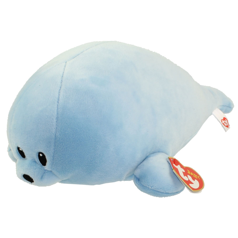 Baby TY - SQUIRT the Blue Seal (Medium Size - 10 inch) (Mint ...