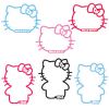 TY Beanie Bandz - Shaped Bands - HELLO KITTY Collection (12 pack - New & Mint)