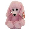 TY Cuddlys - PRICILLA the Pink Poodle (Regular Size - 8 inch) (Mint)