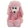 TY Cuddlys - PRICILLA the Pink Poodle (Medium Size - 12 inch) (Mint)