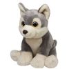 TY Classic Plush - ROCKY the Grey Wolf (Classic Tag - 8 inch) (Mint)