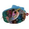 TY Fashion Flippy Sequin Belt Bag (Fanny Pack) - CALYPSO the Rainbow Narhwal (9 inch) (Mint)