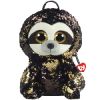 TY Fashion Flippy Sequin Backpack - DANGLER the Sloth (13 inch) (Mint)