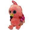 TY Fashion Flippy Sequin Backpack - GILDA the Flamingo (13 inch) (Mint)