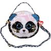 TY Fashion Flippy Sequin Purse - BAMBOO the Panda Bear (8 inch) (Mint)