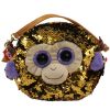 TY Fashion Flippy Sequin Purse - COCONUT the Monkey (8 inch) (Mint)