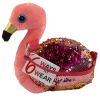 TY Fashion Flippy Sequin Purse - GILDA the Flamingo (8 inch) (Mint)