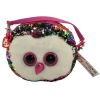 TY Fashion Flippy Sequin Purse - OWEN the Owl (8 inch) (Mint)