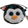 TY Fashion Flippy Sequin Purse - WADDLES the Penguin (8 inch) (Mint)