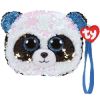 TY Fashion Flippy Sequin Wristlet - BAMBOO the Panda Bear (5 inch) (Mint)