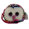 TY Fashion Flippy Sequin Wristlet - OWEN the Owl (5 inch) (Mint)