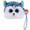 TY Fashion Flippy Sequin Wristlet - SLUSH the Husky (5 inch) (Mint)