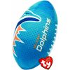 TY NFL Rush Zone Plush Football - MIAMI DOLPHINS (10 inch) (Mint)