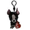 TY Flippables Sequin Plush - PORTIA the Terrier Dog (Plastic Key Clip - 3.5 inch) (Mint)