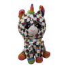 TY Flippables Sequin Plush - COSMO the Checkered Unicorn (Regular Size - 6 inch) (Mint)