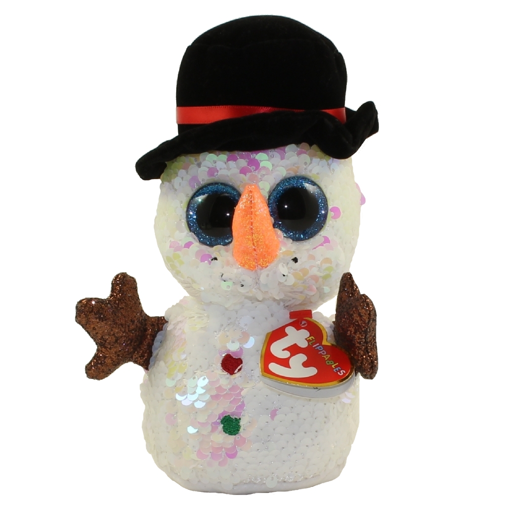 snowman ty beanie