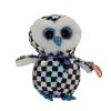 TY Flippables Sequin Plush - TOPPER the Checkered Owl (Regular Size - 6 inch) (Mint)