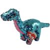 TY Flippables Sequin Plush - TREMOR the Dinosaur (Regular Size - 6 inch) (Mint)