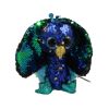 TY Flippables Sequin Plush - TYSON the Peacock (Regular Size - 6 inch) (Mint)