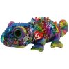 TY Flippables Sequin Plush - KARMA the Rainbow Chameleon (Medium Size - 9 inch) (Mint)