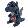 TY Flippables Sequin Plush - KATE the Dragon (Medium Size - 9 inch) (Mint)