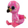 TY Flippables Sequin Plush - PINKY the Flamingo (Medium Size - 10 inch) (Mint)