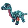TY Flippables Sequin Plush - TREMOR the Dinosaur (Medium Size - 10 inch) (Mint)