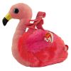 TY Gear Purse - GILDA the Flamingo (8 inch) (Mint)