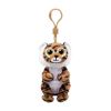 TY Beanie Baby - CLAWDIA the Tiger (Key Clip - 4 inch) (Mint)