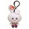 TY Beanie Baby - HONEY the Funny Bunny (Plastic Key Clip - Moshi Monster - UK Excl) (4.5 inch) (Mint