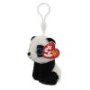 TY Beanie Baby - MING the Panda (Plastic Key Clip) (4 inch) (Mint)