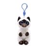 TY Beanie Baby - MISO the Siamese Cat (Key Clip - 4 inch) (Mint)