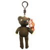 TY Beanie Baby - MR. BEAN'S TEDDY BEAR (Plastic Key Clip - UK Exclusive) (5 inch) (Mint)