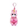 TY Beanie Baby - SKYLAR the Unicorn (Key Clip - 4 inch) (Mint)