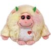 TY Monstaz - LOLA the Pink & Yellow Monster (Medium Size - 8 inch) (Mint)