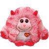 TY Monstaz - ROXY the Pink  Striped Monster (Medium Size - 8 inch) (Mint)