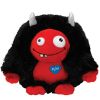 TY Monstaz - RUFUS the Black & Red Monster (Regular Size - 5 inch) (Mint)