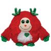 TY Monstaz - TINSEL the Red & Green Monster (Regular Size - 5 inch) (Mint)