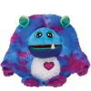 TY Monstaz - TOOTHY the Blue & Purple Monster (Regular Size - 5 inch) (Mint)