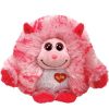 TY Monstaz -ROXY the Pink Striped Monster (Large Size - 12 inch - Mint)