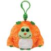 TY Monstaz - CHESTER the Orange & Green Monster (Plastic Key Clip - 3 inch) (Mint)