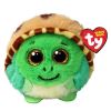 TY Puffies (Beanie Balls) Plush - CRUISER the Turtle (3 inch) (Mint)