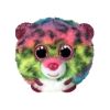 TY Puffies - DOTTY the Rainbow Leopard (4 inch) (Mint)